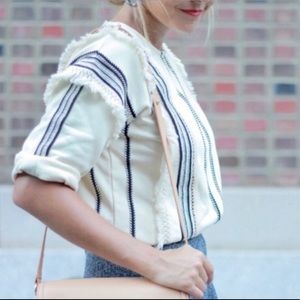 Anthropologie Santillana Fringed Top by Eri + Ali